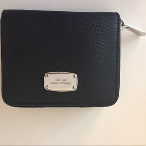 Michael Kors Black Zip Wallet
